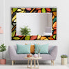 Stained Tempered Glass Wall Mirror