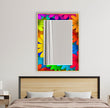 Stained Tempered Glass Wall Mirror