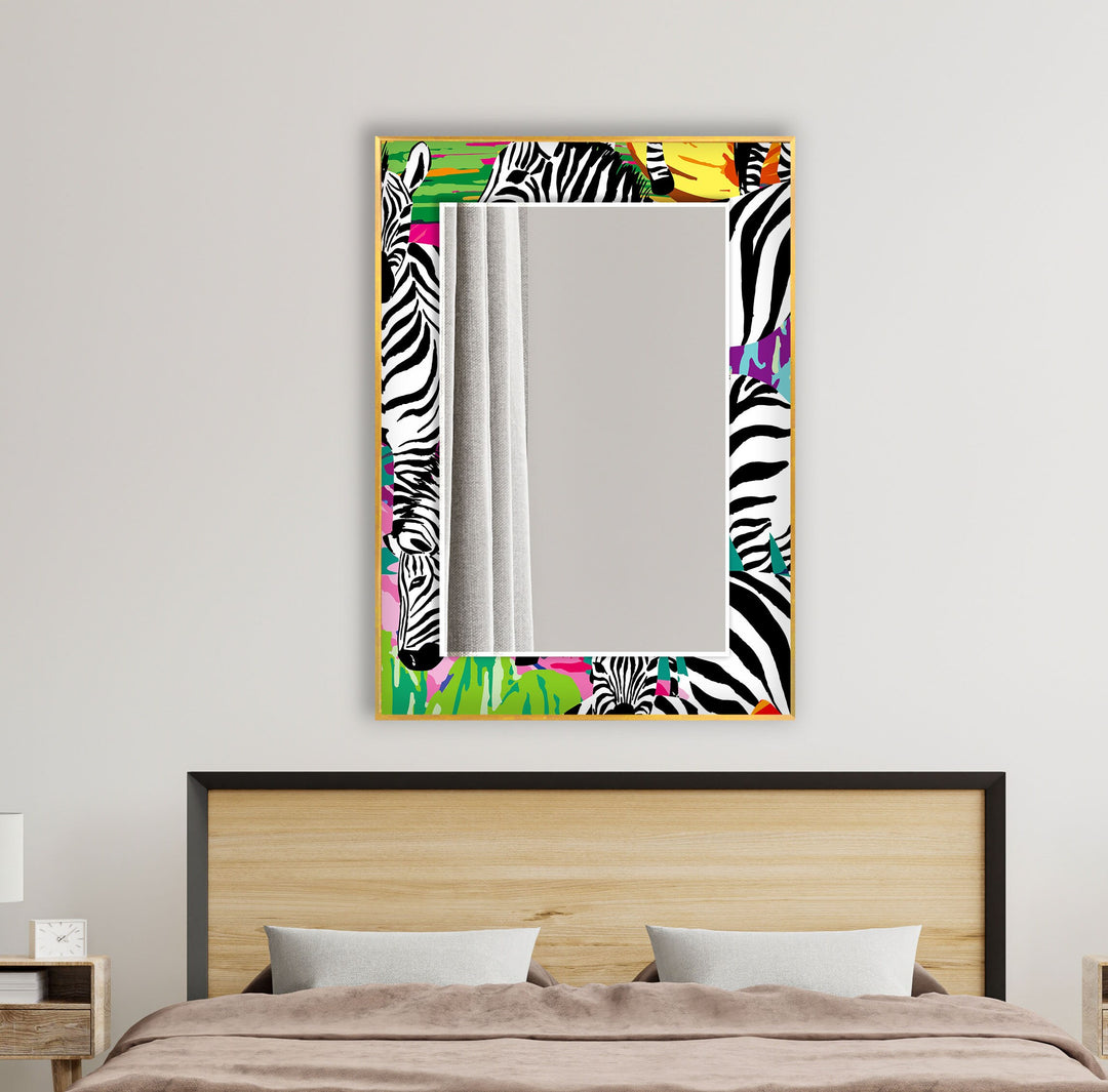 Zebra Wall Mirrors backlit mirror
