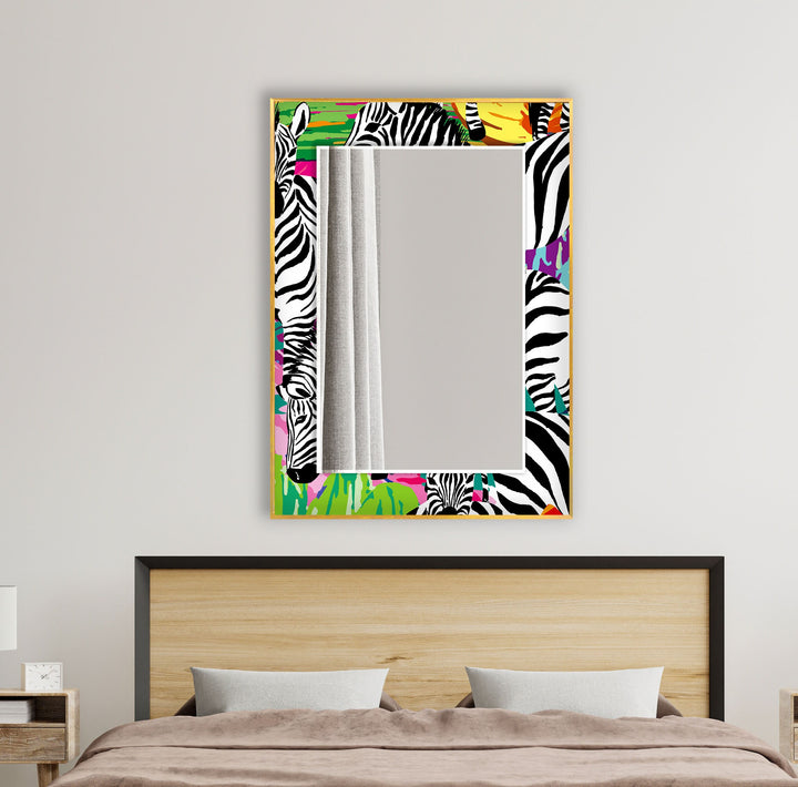 Zebra Wall Mirrors backlit mirror
