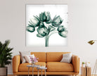 X-ray Image Of A Flower Glass Wall Art, Glass Printing Wall Art, Print photos on glass