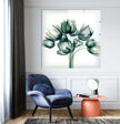 X-ray Image Of A Flower Glass Wall Art, glass photo prints, glass picture prints