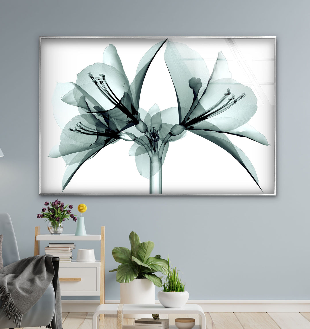 Flower Tempered Glass Wall Art - MyPhotoStation