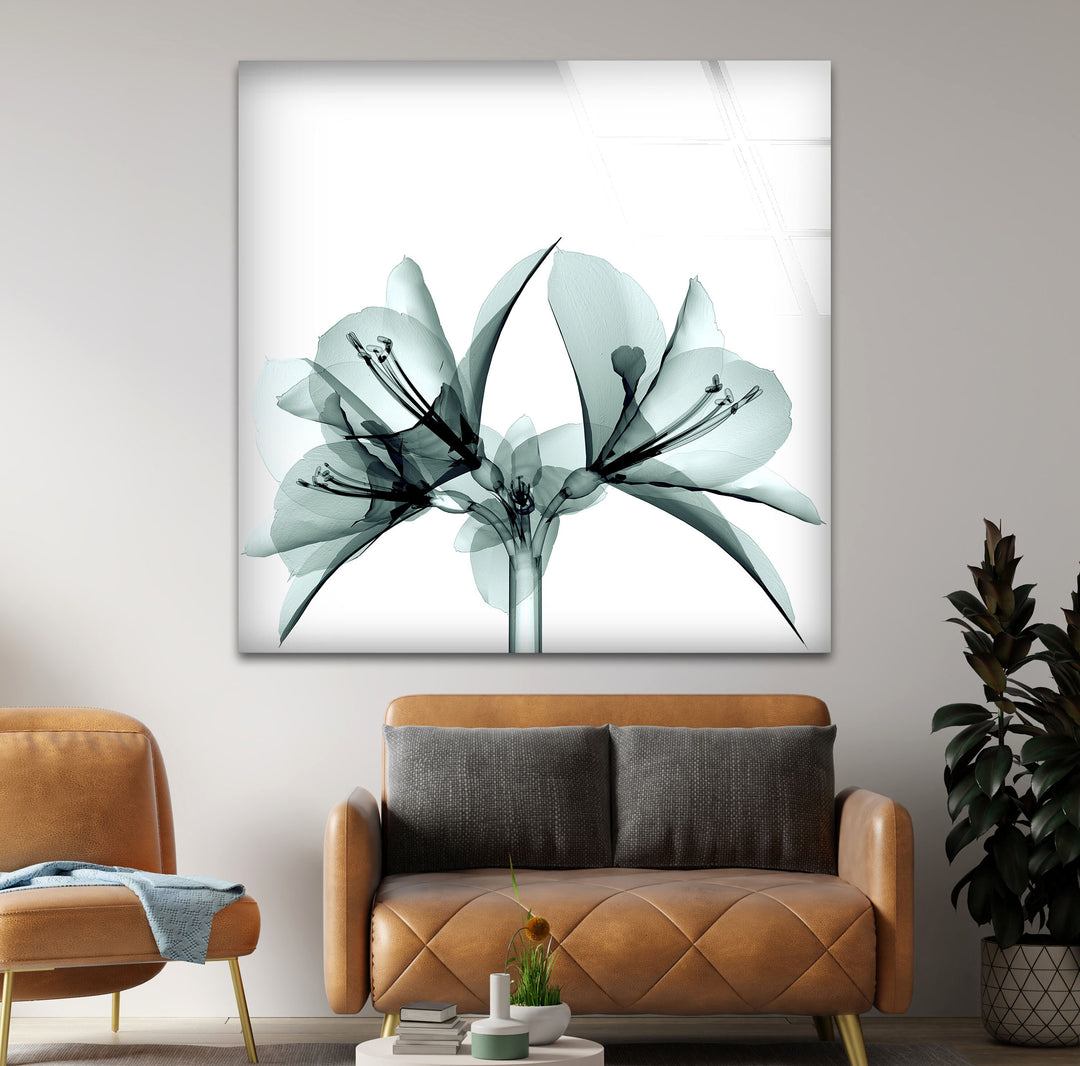 Flower Tempered Glass Wall Art - MyPhotoStation