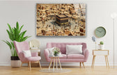 Mecca Islamic Modern Glass Wall Art Decor