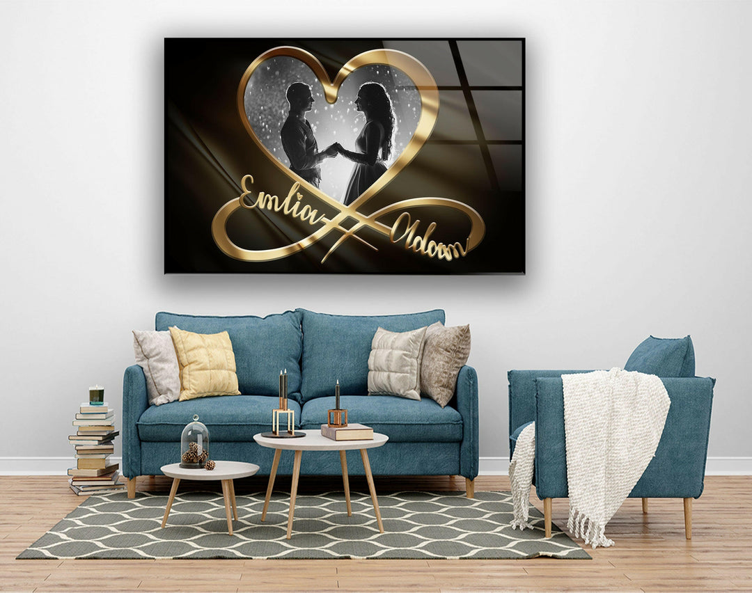 Valentines Cool Abstract Art & Glass Art Prints