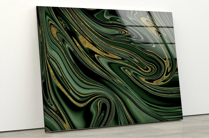 Decorative Abstract Paintings on Glass