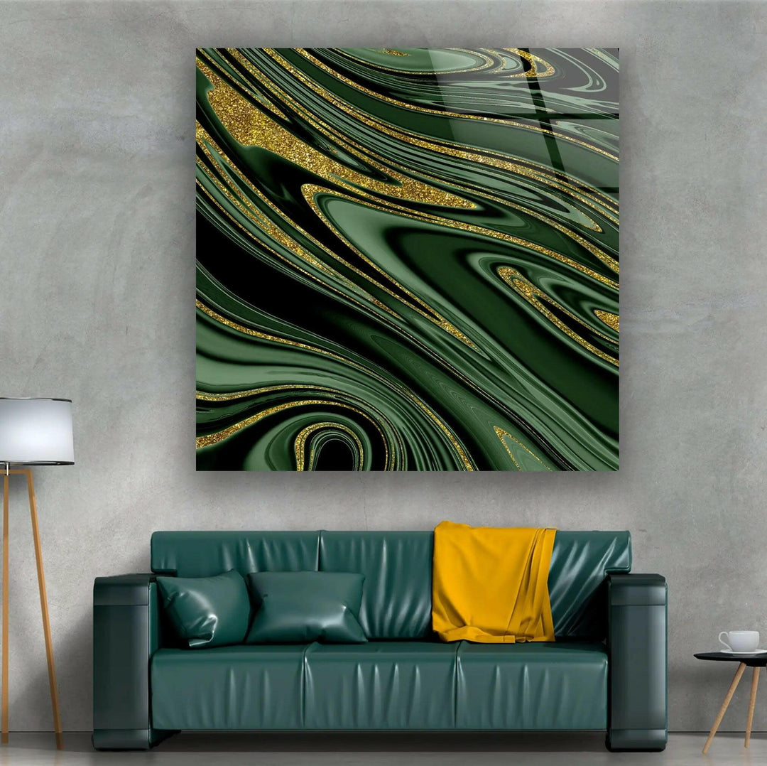 Large Abstract Glass Wall Art Prints