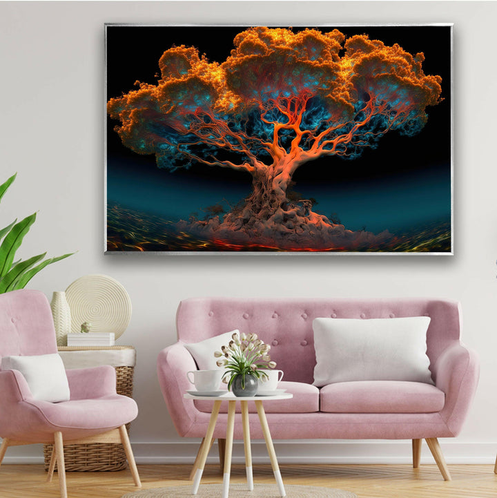 Fantastic Nature Tree Tempered Glass Wall Art - MyPhotoStation