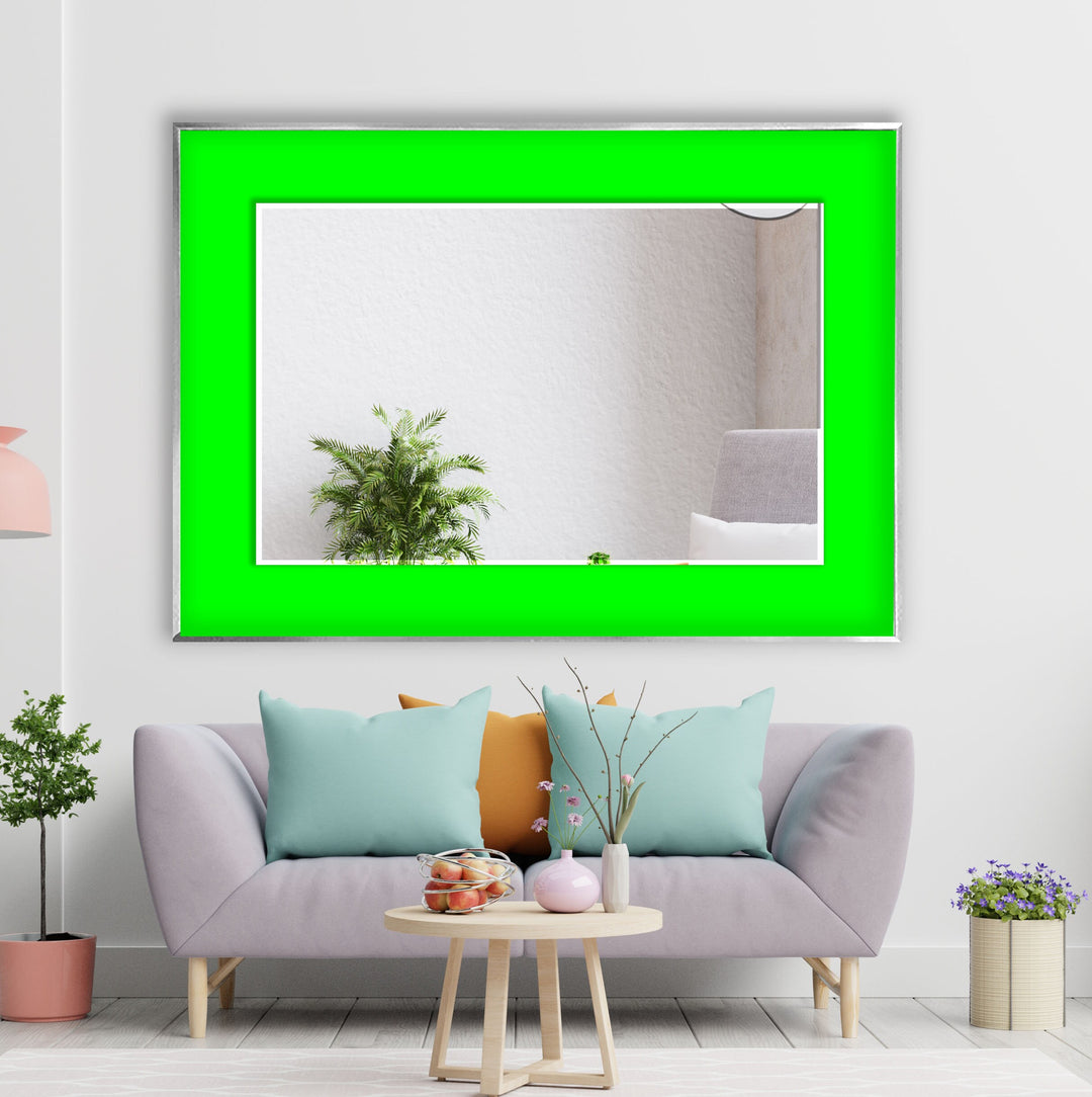 Solid Colors Round Wall Mirror Square Wall Mirror
