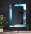 Marble Tempered Glass Wall Mirror