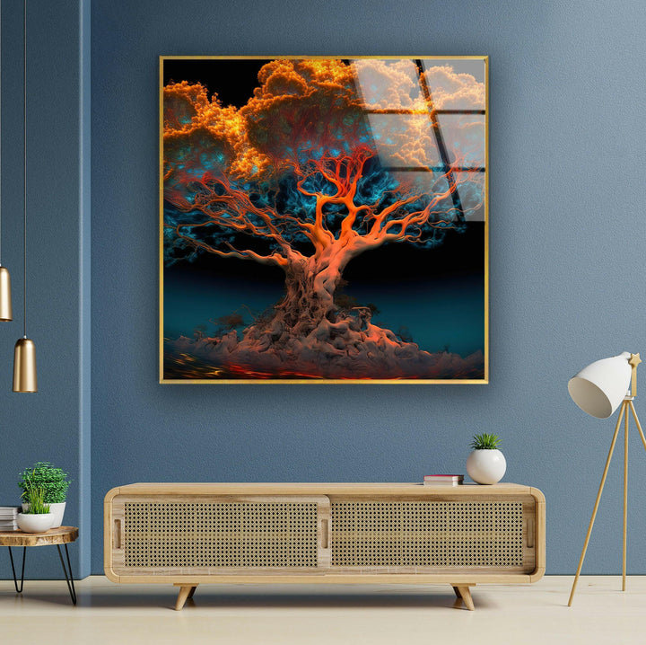 Fantastic Nature Tree Tempered Glass Wall Art - MyPhotoStation