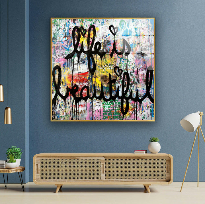 Graffiti Tempered Glass Wall Art - MyPhotoStation