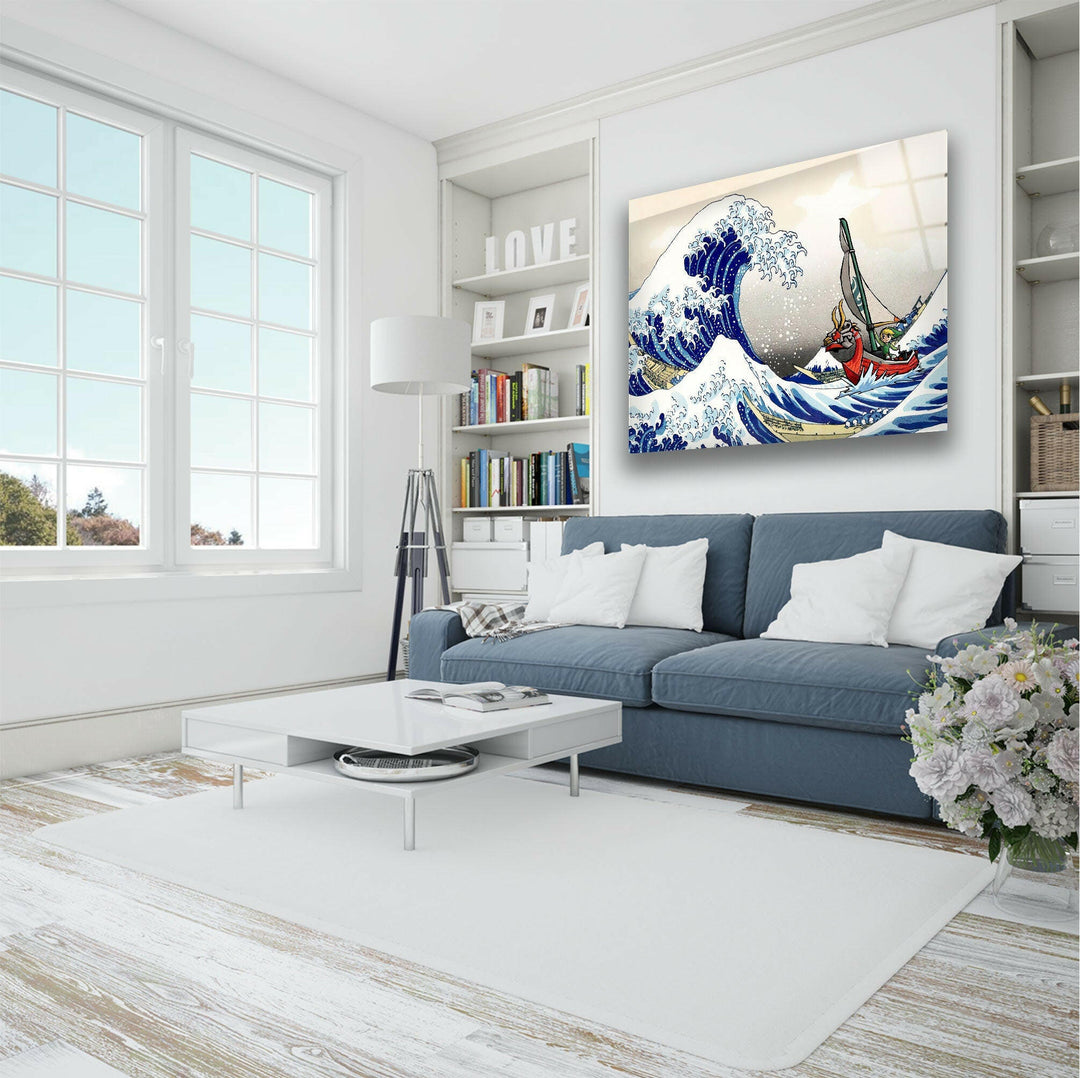 Wave Kanagawa Cool Wall Art & Glass Wall Decor