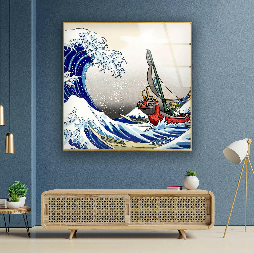 Wave Kanagawa Cool Art Prints & Glass Wall Pictures