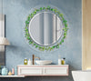 Transparent Round Tempered Glass Wall Mirror