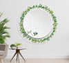 Transparent Round Tempered Glass Wall Mirror