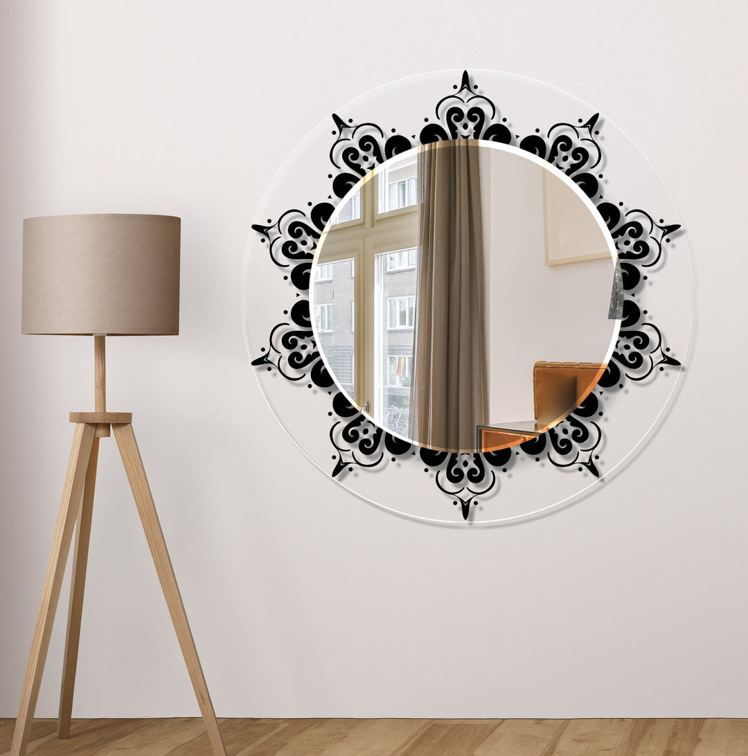 Transparent Round Wall Mirror decorative mirrors   
