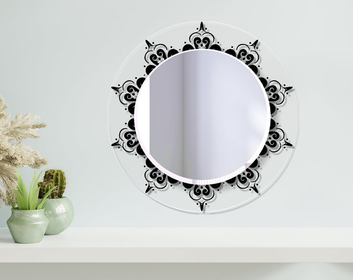 Transparent Round Wall Mirror unique mirrors
