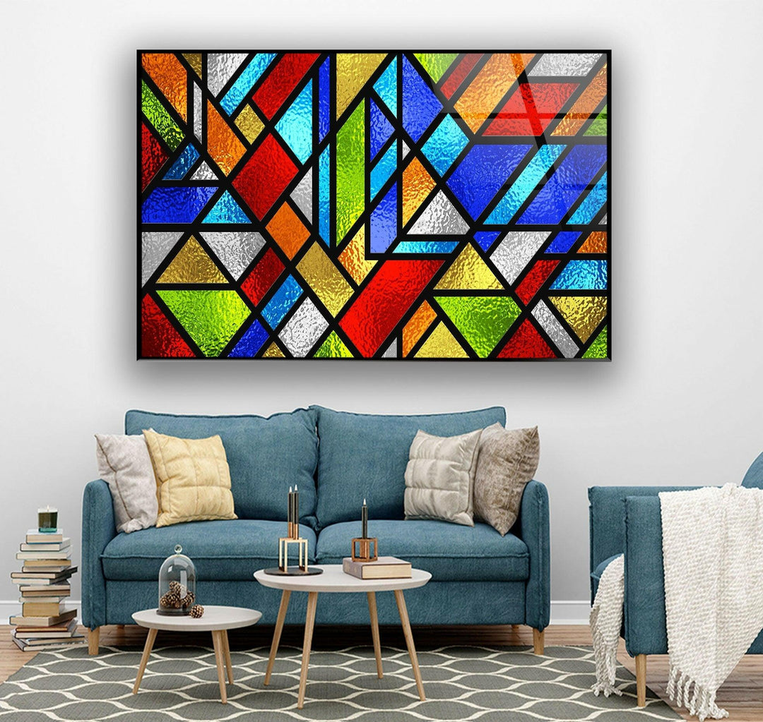 Fractal And Cool Stained Glass Wall Art glass pictures for Wall, glass prints wall art