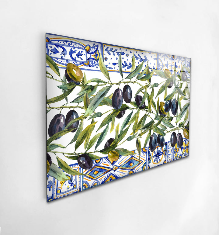 Olive Tempered Glass Wall Art - MyPhotoStation