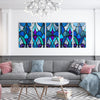 Blue Stained Glass Wall Art, art glass wall art, glass wall art pictures