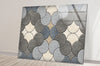 Mosaic Grey Glass Wall Art custom glass photo prints, large glass prints