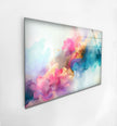 Abstract Soft Brush Glass Wall Art