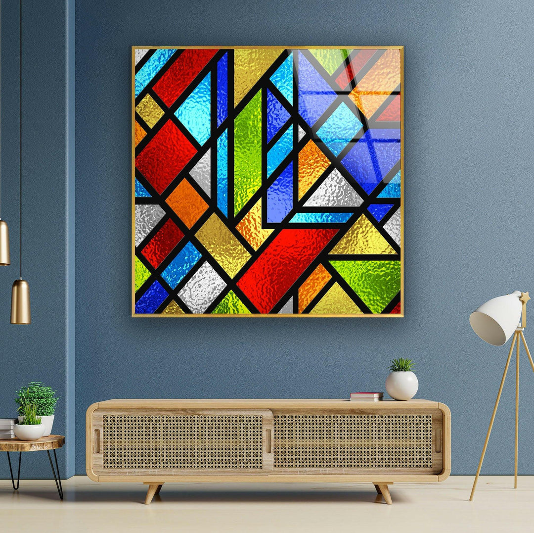 Fractal And Cool Stained Glass Wall Art custom glass pictures, glass art prints