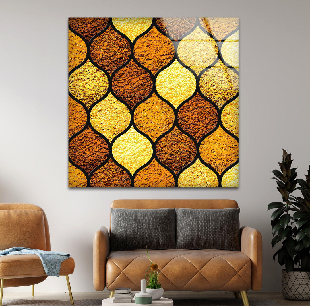 Stained Herbs Glass Wall Art