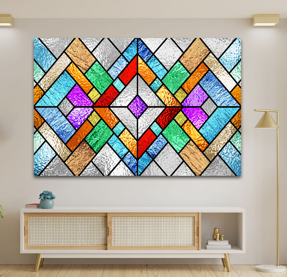 Stained Colored Window Glass Wall Art glass wall decor, glass wall art decor