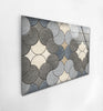 Mosaic Grey Glass Wall Art print picture on glass, Tempered Glass Wall Art