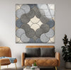 Mosaic Grey Glass Wall Art stained glass wall art, stained glass wall decor