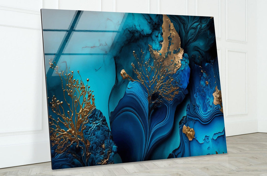 Stunning Abstract Glass Artwork Panels