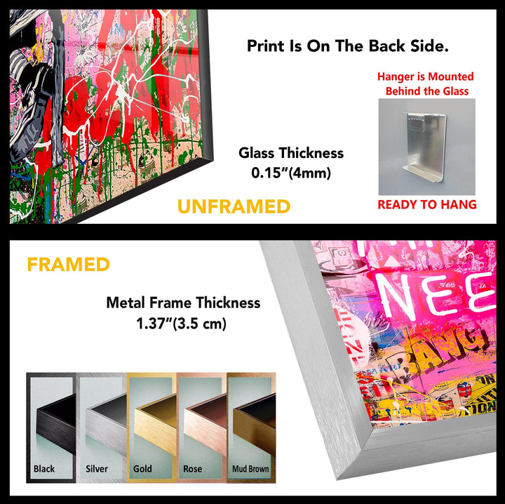 Graffiti Tempered Glass Wall Art - MyPhotoStation