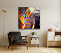 Colorful Indian Elephant Wall Art for Home Elegance