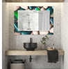 Stained Tempered Glass Wall Mirror