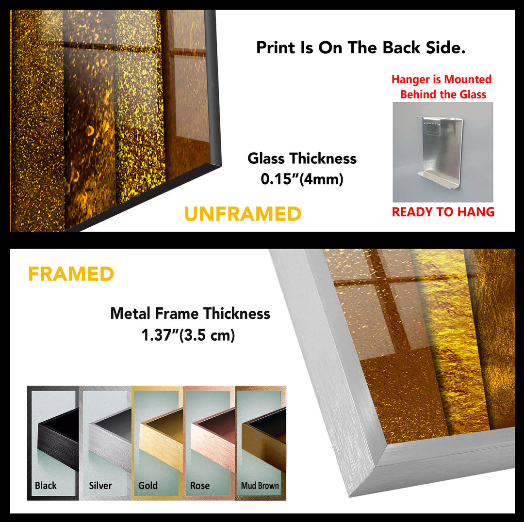 Golden Glass Photos & Wall Art Decor