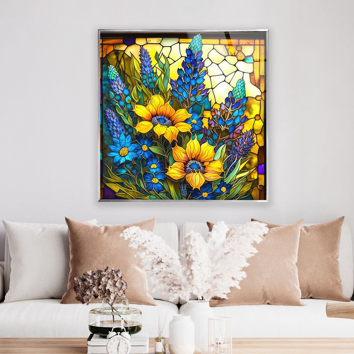 Flower Tempered Glass Wall Art - MyPhotoStation