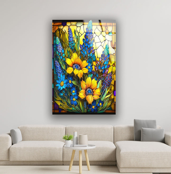 Flower Tempered Glass Wall Art - MyPhotoStation