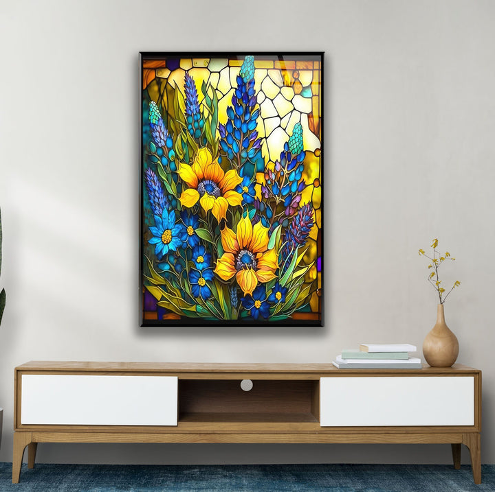 Flower Tempered Glass Wall Art - MyPhotoStation