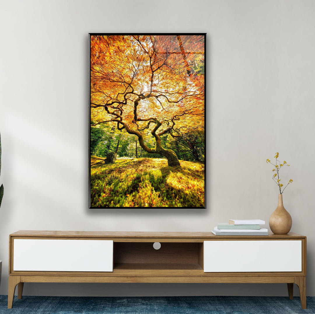 Japanese Garden Glass Wall Art custom glass photo prints, large glass prints