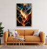 Abstract Fire Glass Wall Art , glass image printing, glass prints from photos