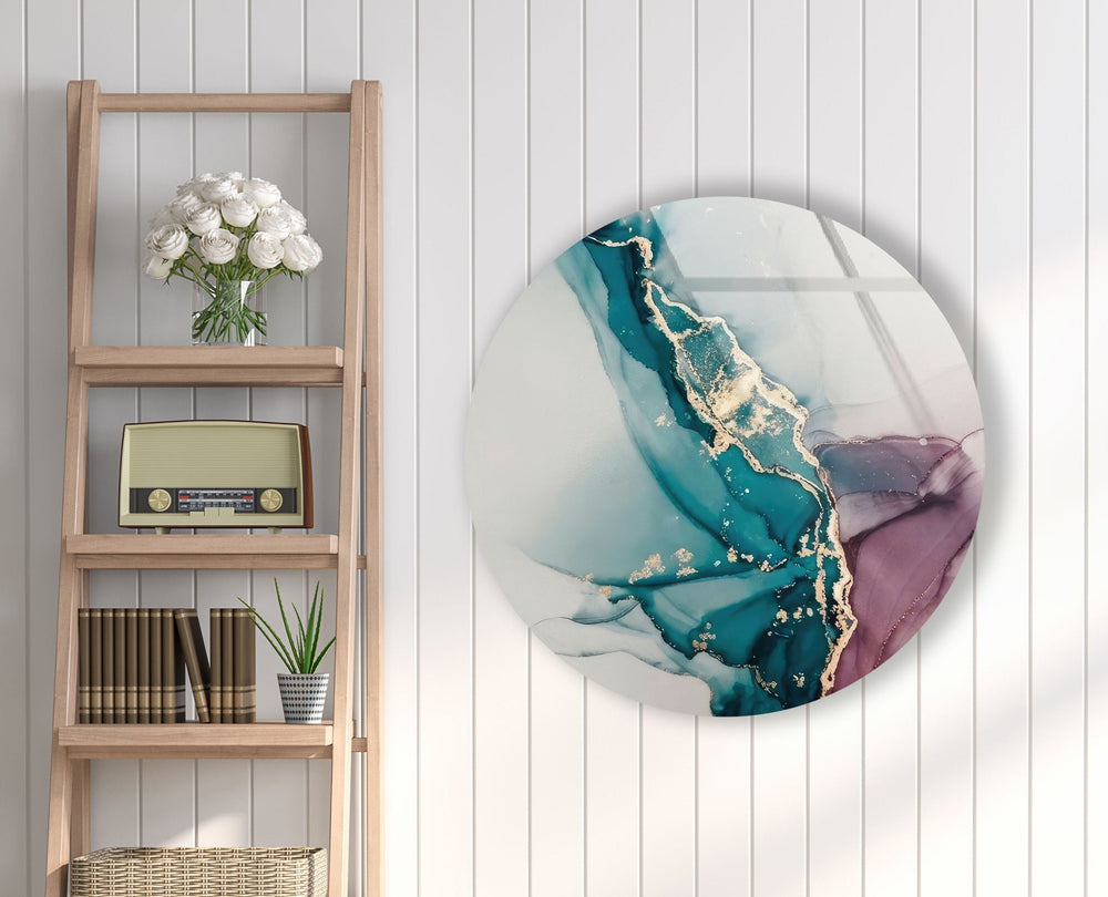 Abstract Round Tempered Glass Wall Art - MyPhotoStation High-quality materials and cutting-edge printing methods are used to make our Glass Wall Art and Tempered Glass Wall Art. These pieces not only show off your best designs and images in great detail, but they also last a very long time. Our range of glass paintings and wall pictures will keep your home looking stylish and up-to-date.