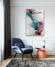 alcohol ink glass decor for living room