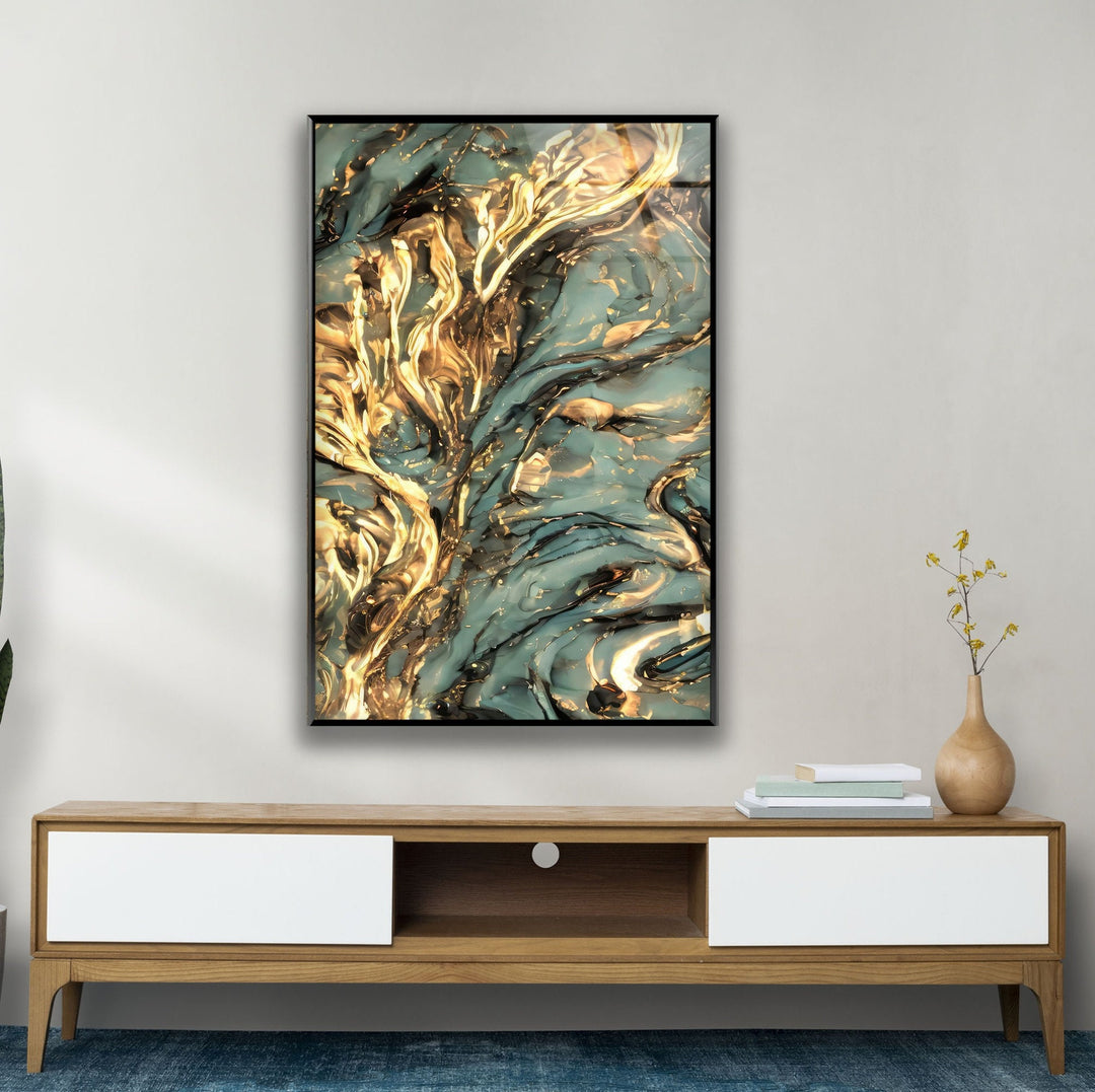 Abstract Tempered Glass Wall Art - MyPhotoStation