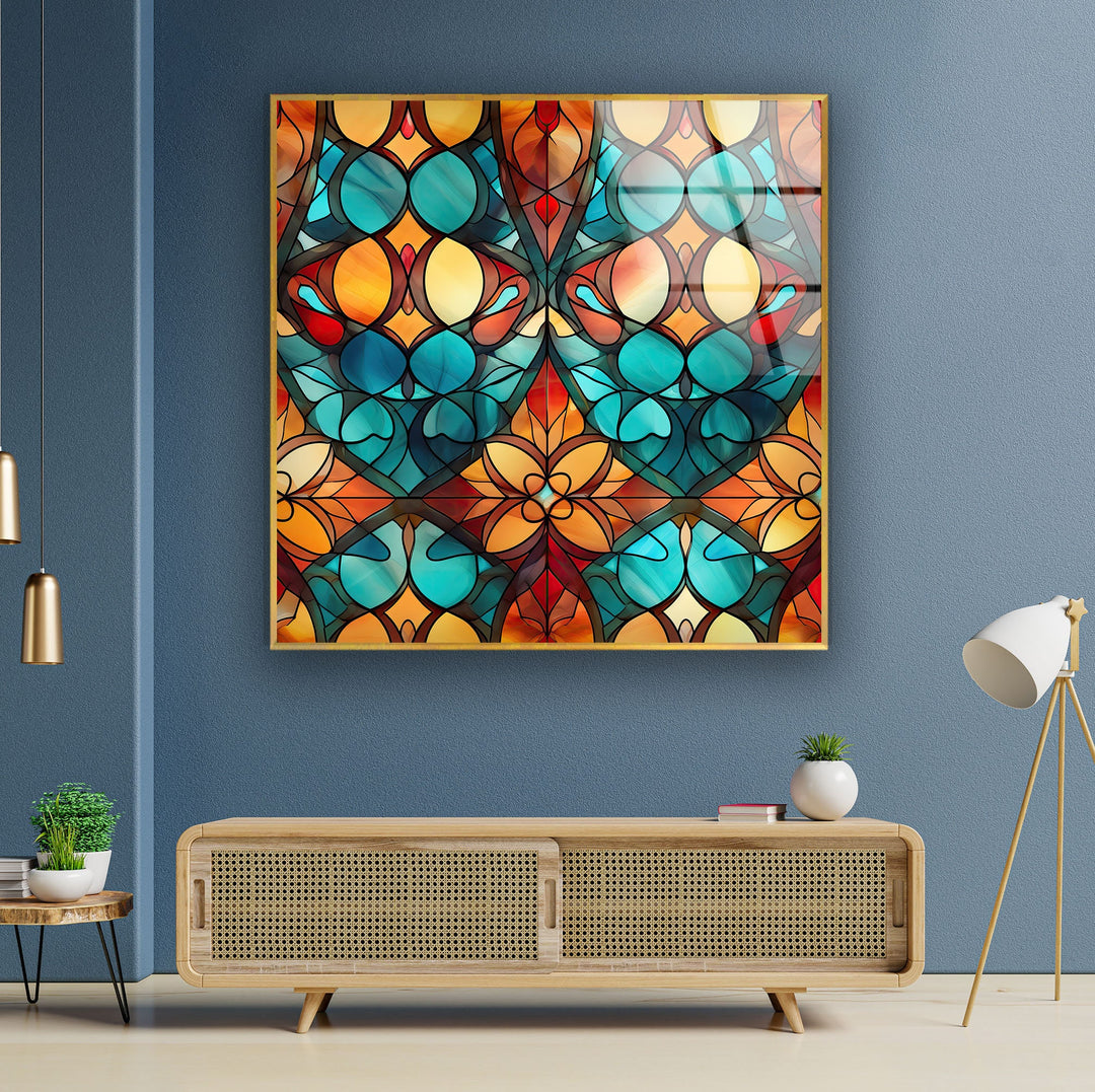 Seamless Pattern Glass Wall Art glass wall decor, glass wall art decor