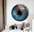 Eye Round Tempered Glass Wall Art