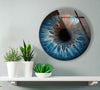 Eye Round Tempered Glass Wall Art