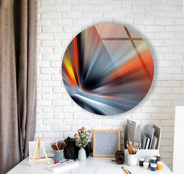 Abstract Round Silver Glass Wall Art art glass wall art, glass wall art pictures
